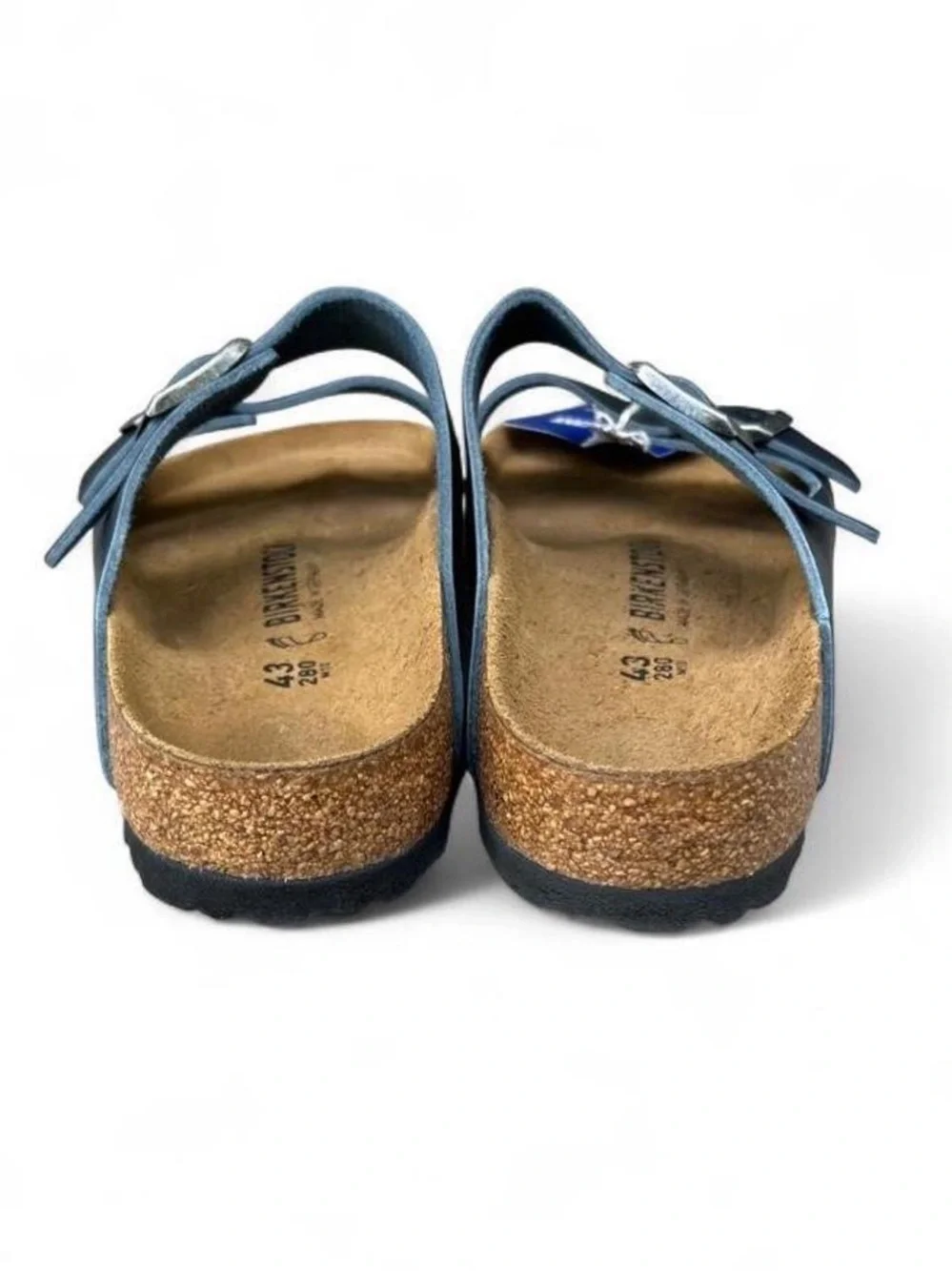 Birkenstock Arizona Midnight Navy Birko-Flor Sandals EU 43 US Men’s 10 Regular